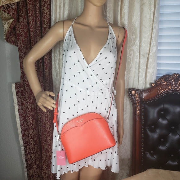 Kate spade Payton medium dome Red crossbody - Picture 11 of 11